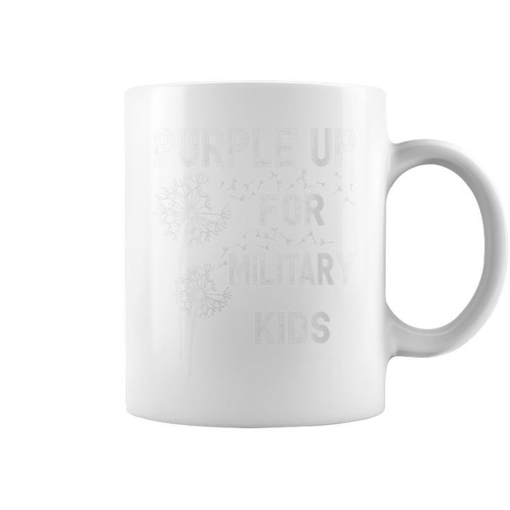 Womens Purple Up For Military Kids - Month Of The Military Child  Coffee Mug