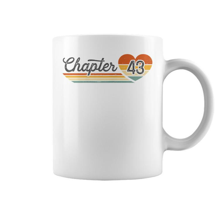 Womens Vintage 43Rd Birthday Chapter 43 Year Old  Coffee Mug