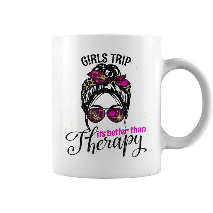 Womens Weekend Vacation Girls Trip Better Than Therapy  Coffee Mug