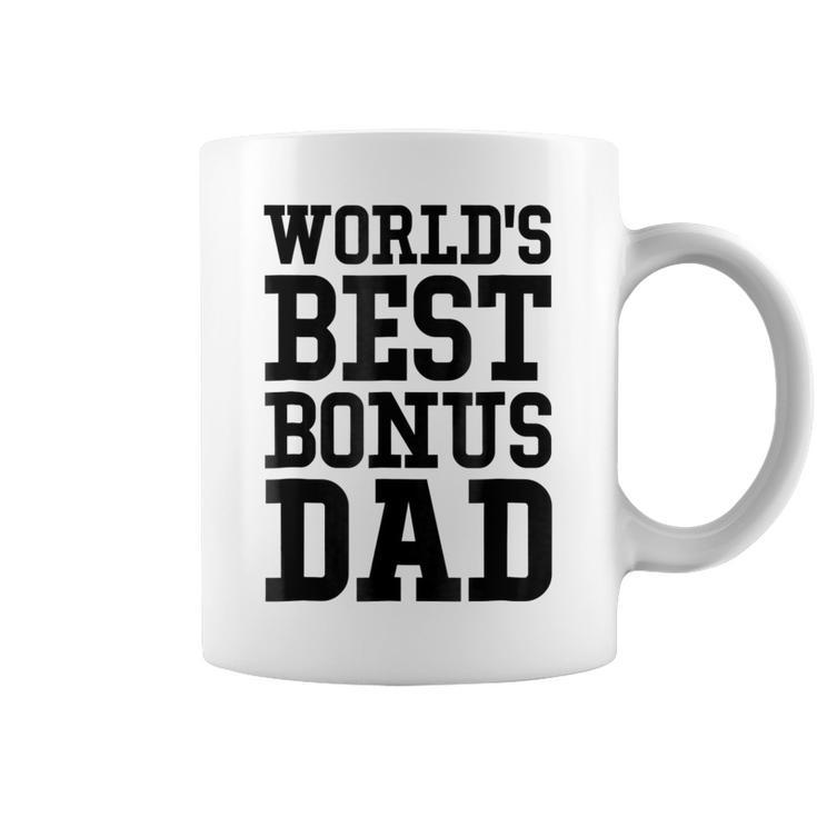 Worlds Best Bonus Dad Gift For Mens Coffee Mug