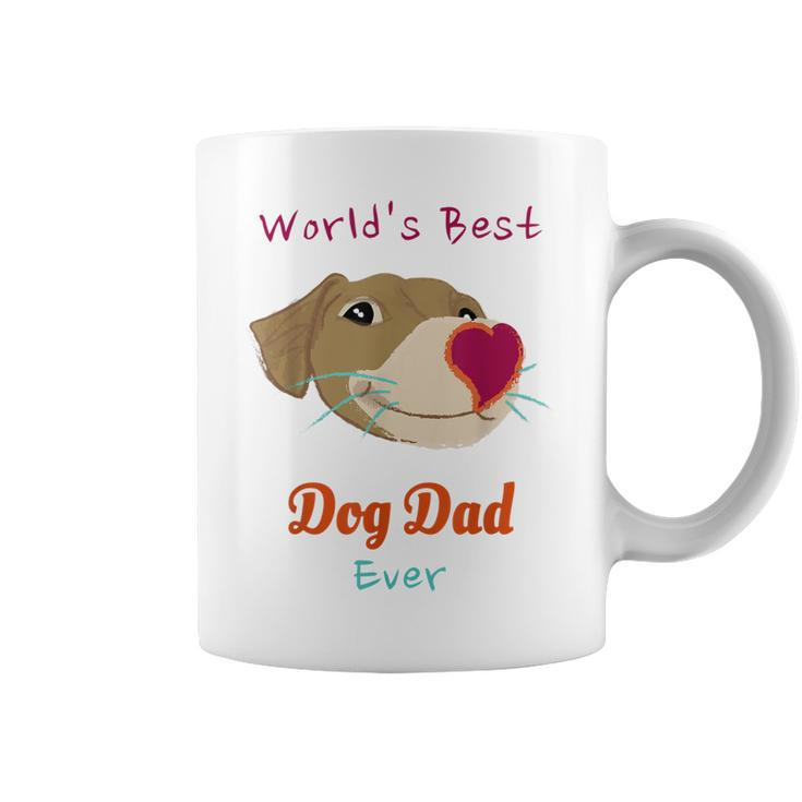 Worlds Best Dog Dad Ever Funny  For Pets Lover Coffee Mug
