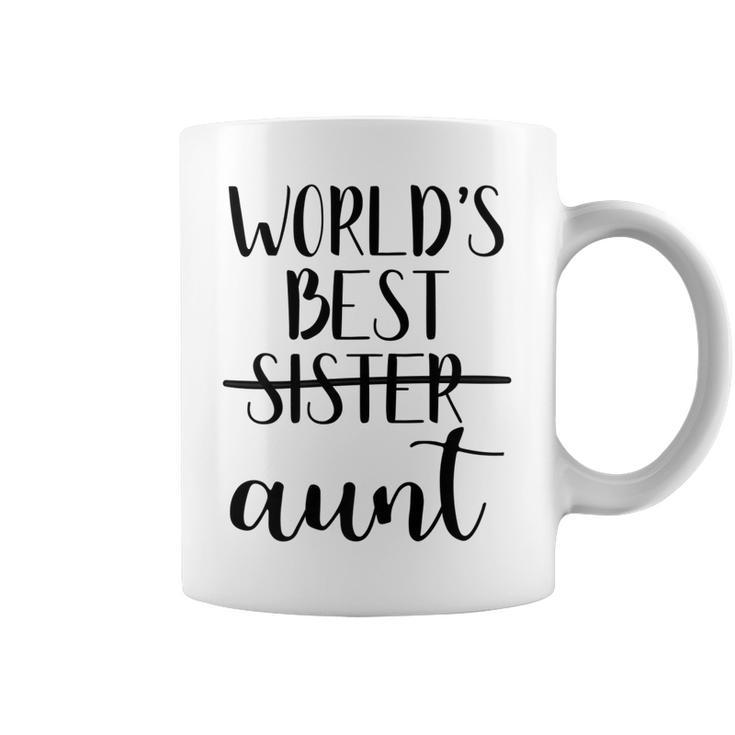 Worlds Best SisterAunt  Promoted Clothing Coffee Mug