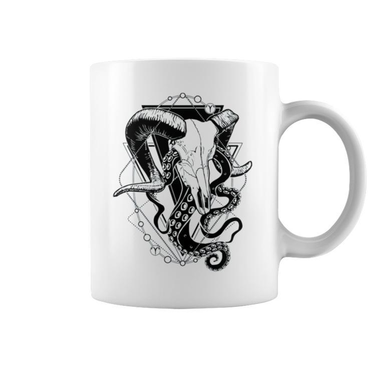 Zodiac Dead Aries &Amp Tentacles Coffee Mug