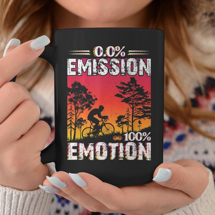 0 Emission 100 Emotion Anti E-Bike Fahrradfahrer Tassen Lustige Geschenke