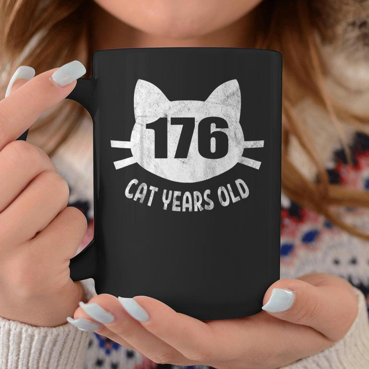 176 Cat Years Old 40Th Birthday Gift For Cat Lovers Coffee Mug Unique Gifts