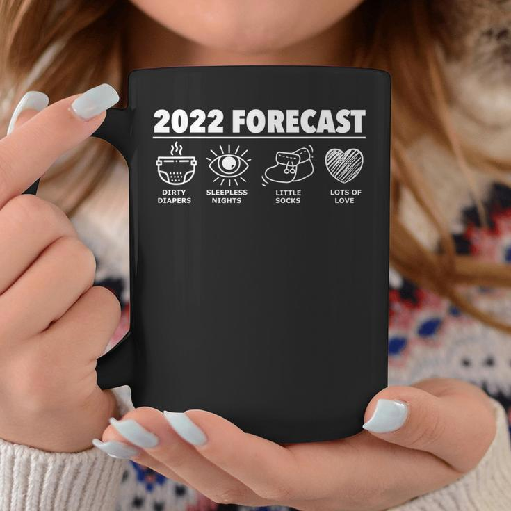 2022 Forecast New Dad Mom Baby Announcement Pregnancy Gift Coffee Mug Unique Gifts