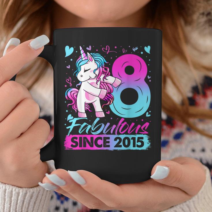 8 Years Old Flossing Unicorn Gifts 8Th Birthday Girl Party  Coffee Mug