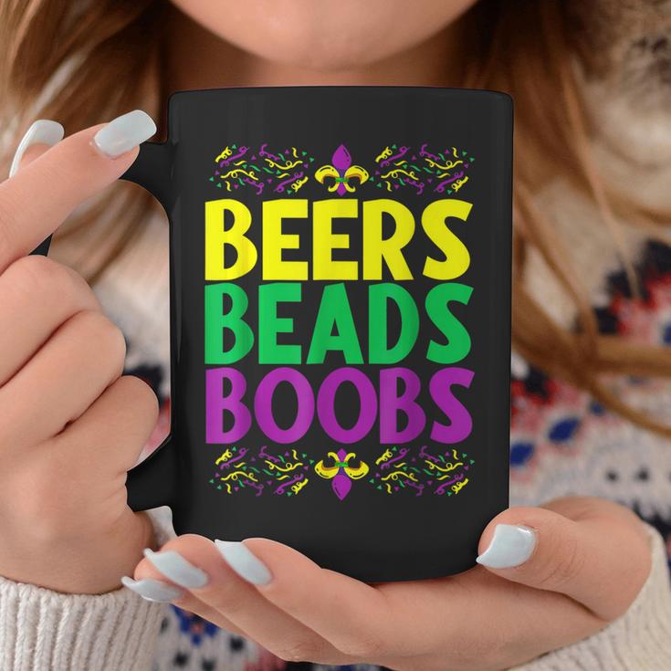 Beers Beads Boobs Mardi Gras Celebration Carnival Costume  Coffee Mug