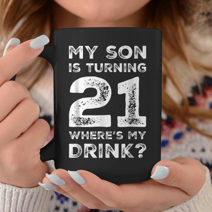 21St Birthday For Dad Mom 21 Year Old Son Gift Family Squad Coffee Mug Unique Gifts