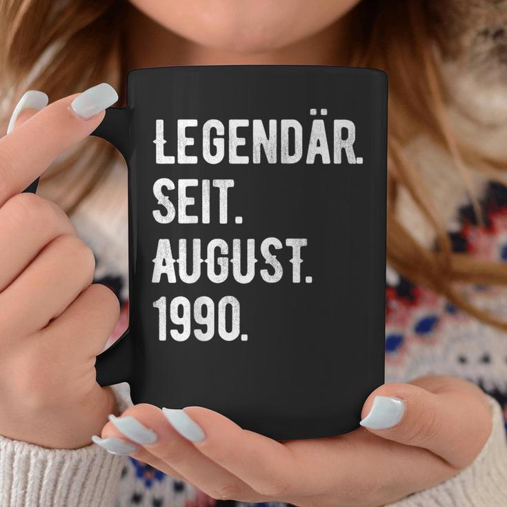 33 Geburtstag Geschenk 33 Jahre Legendär Seit August 1990 Tassen Lustige Geschenke