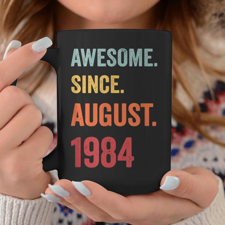 39 Years Old Gift Awesome Since August 1984 39Th Birthday Coffee Mug Funny Gifts