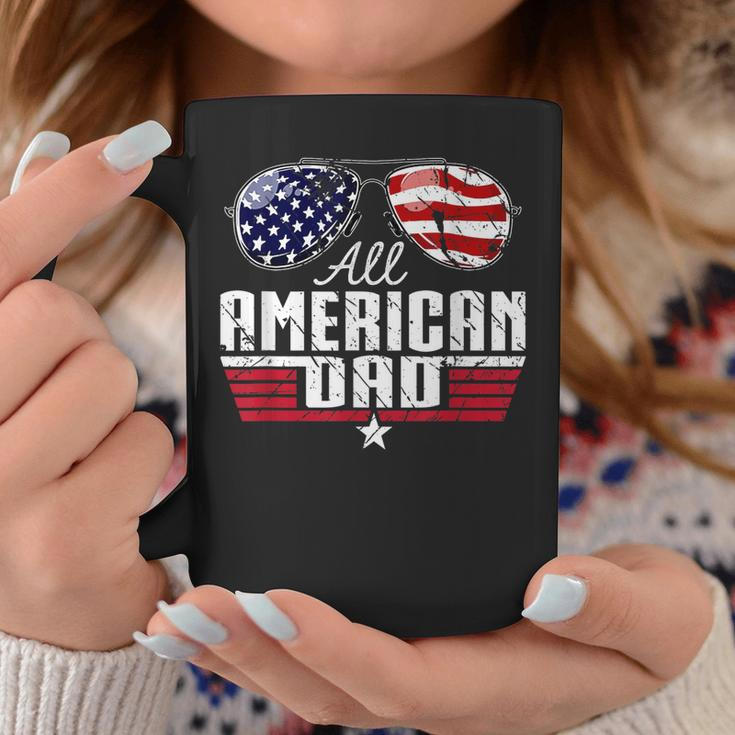 4Th Of July Family Matching All American Dad American Flag Coffee Mug Unique Gifts