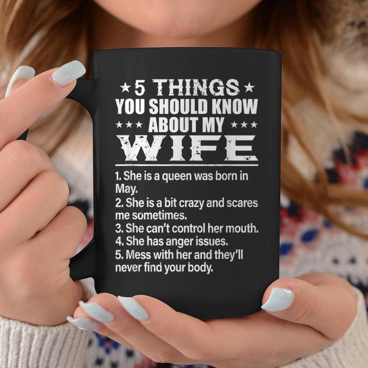 5 Things You Should Know About My Wife May Gift For Mens Coffee Mug Unique Gifts