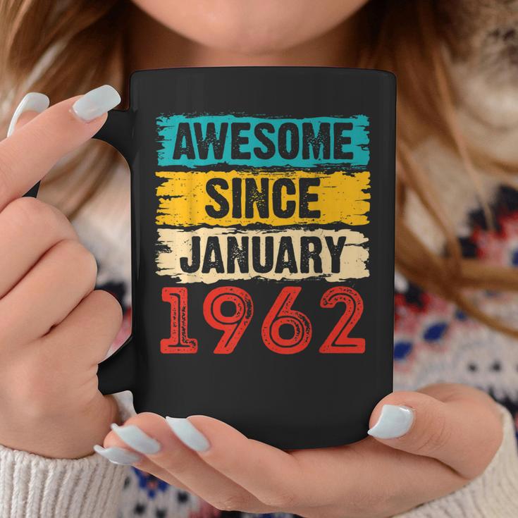 61 Year Old Awesome Since Januar 1962 61 Geburtstag Geschenke Tassen Lustige Geschenke