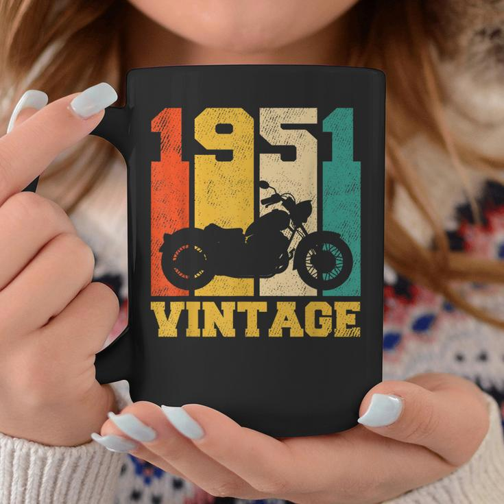 70 Years Old Gifts Vintage 1951 Motorcycle 70Th Birthday Coffee Mug Unique Gifts