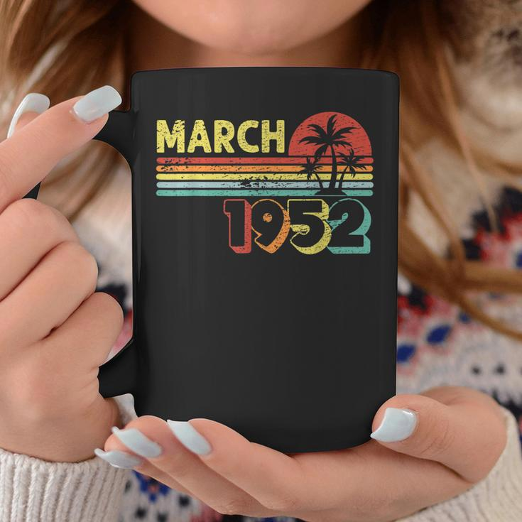 71 Years Old 71St Retro Birthday March 1952 Coffee Mug Funny Gifts