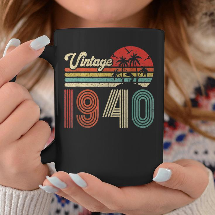83 Jahre Alt Vintage 1940 Tassen, Retro Geburtstag Design für Damen und Herren Lustige Geschenke
