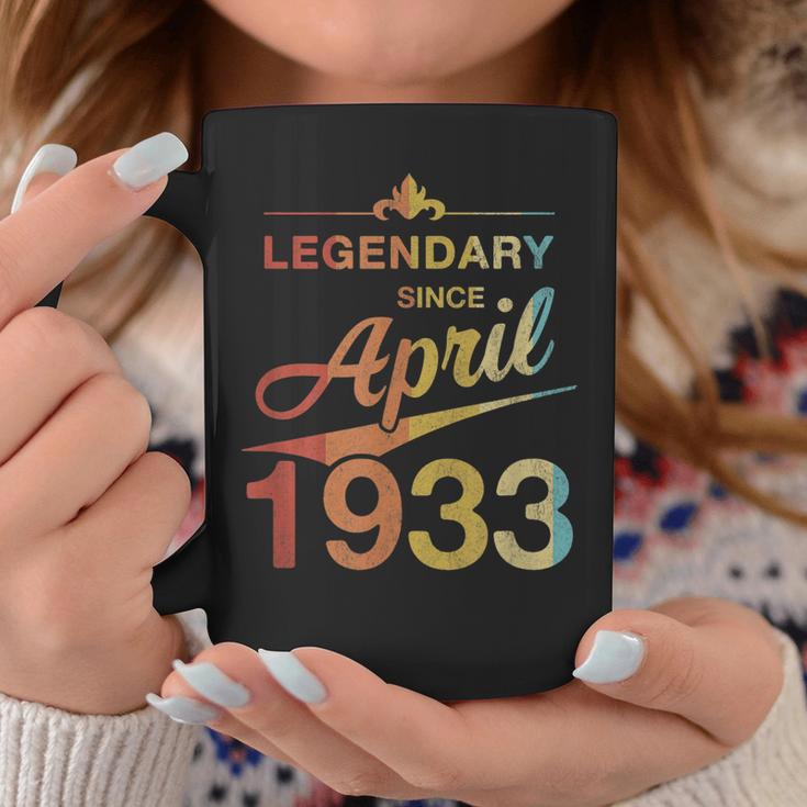 90 Geburtstag 90 Jahre Alt Legendär Seit April 1933 Tassen Lustige Geschenke