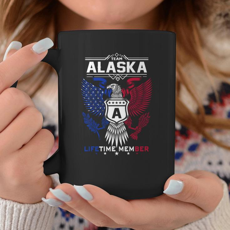 Alaska Name - Alaska Eagle Lifetime Member Coffee Mug Funny Gifts