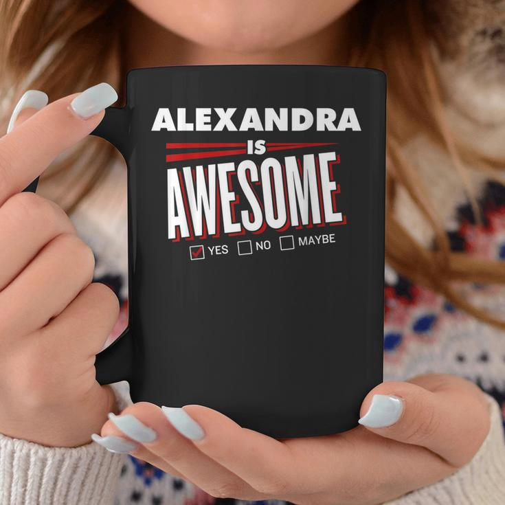 Alexandra Is Awesome Family Friend Name Funny Gift Coffee Mug Funny Gifts