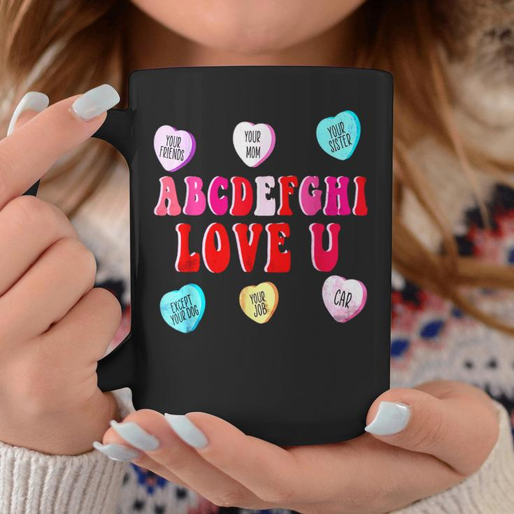 Alphabet I Love You Abcdefghi Funny Love Holiday Coffee Mug Funny Gifts