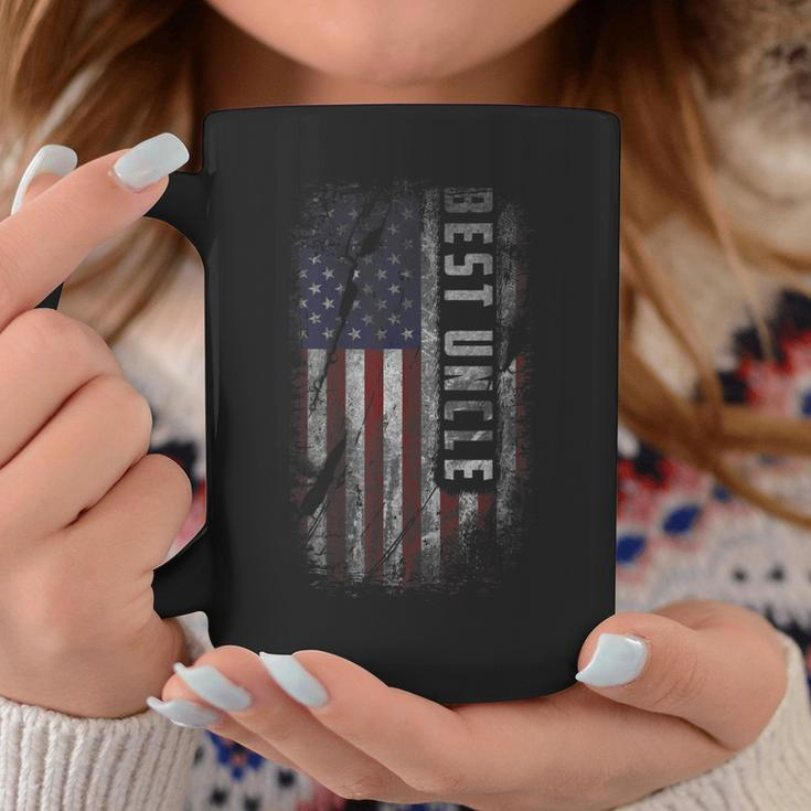 American Best Uncle Patriot Distressed Grunge Usa Flag Coffee Mug Unique Gifts