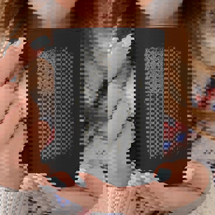 American Flag Vintage Patriotic Distressed American Flag Coffee Mug Unique Gifts