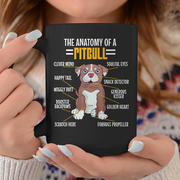 Anatomy Of A Pitbull Dog Lovers Mom Dad Resting Pit Face Coffee Mug Unique Gifts