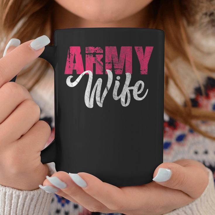 Army Wife Military Soldier Veterans Day Vintage Gift For Womens Coffee Mug Unique Gifts