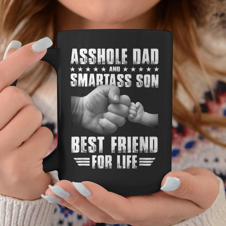 Asshole Dad And Smartass Son Best Friend For Life Funny Gift Coffee Mug Personalized Gifts