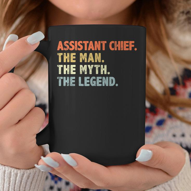 Assistant Fire Chief Man The Myth Legend Gifts Firefighter Coffee Mug Funny Gifts