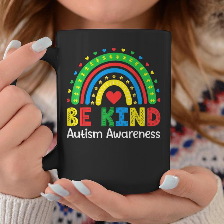 Autism Colorful Rainbow Be Kind Kids Toddler Men Women Coffee Mug Unique Gifts