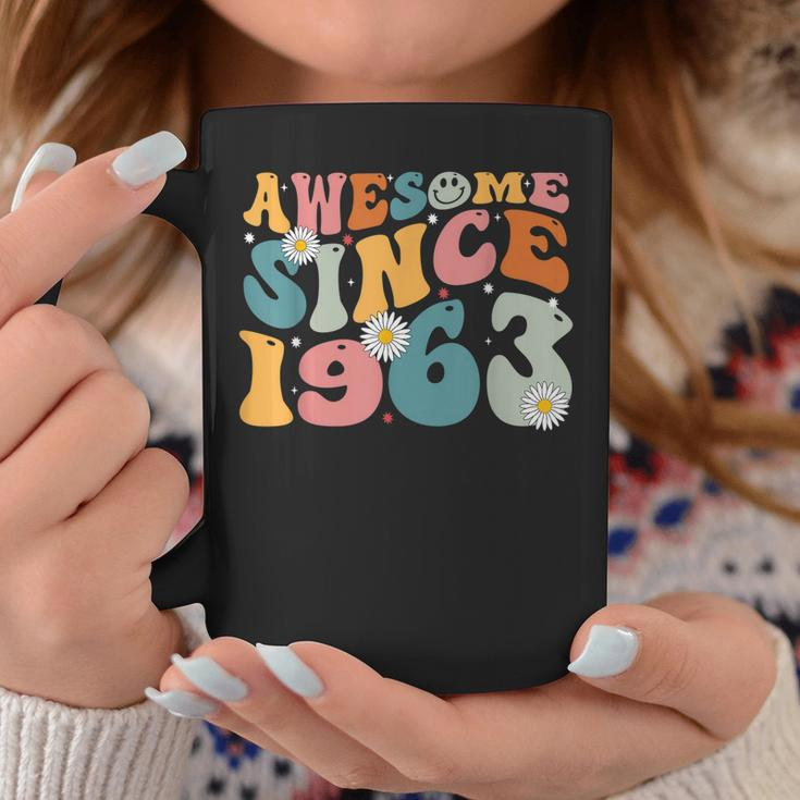 Awesome Since 1963 60Th Birthday Retro Gifts Born In 1963 Coffee Mug Funny Gifts