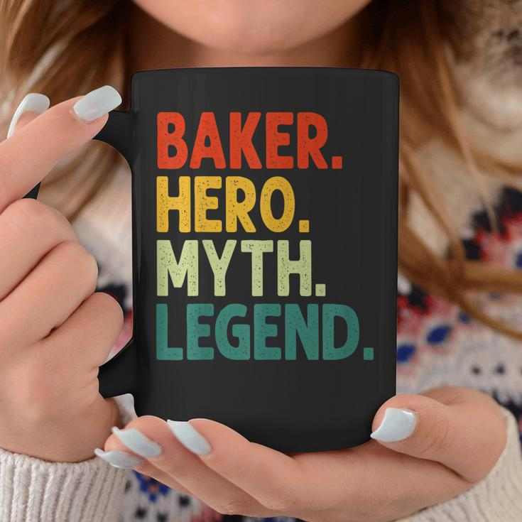 Baker Hero Myth Legend Retro-Vintage-Chefkoch Tassen Lustige Geschenke