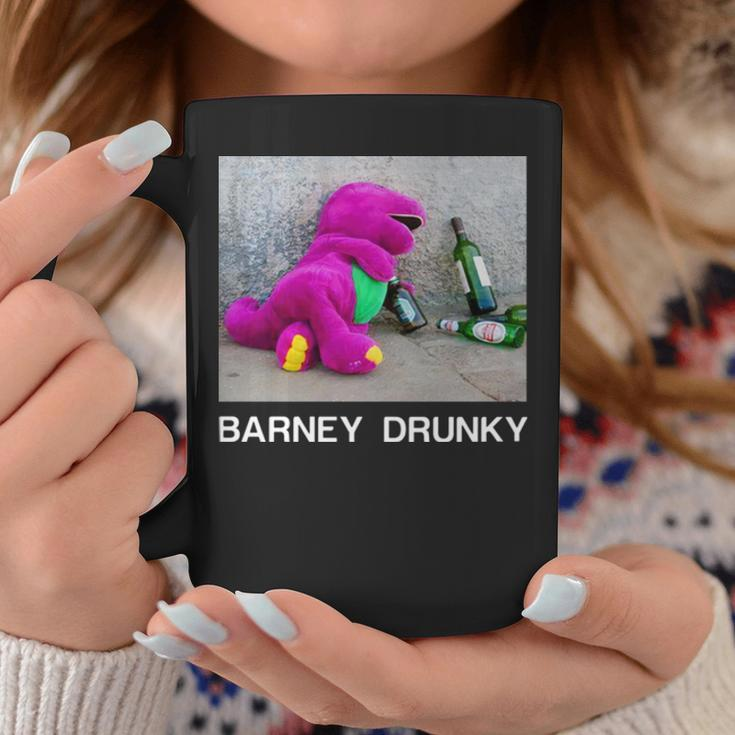 Barney Drunky Wine Bottle The Dinosaur Coffee Mug Unique Gifts