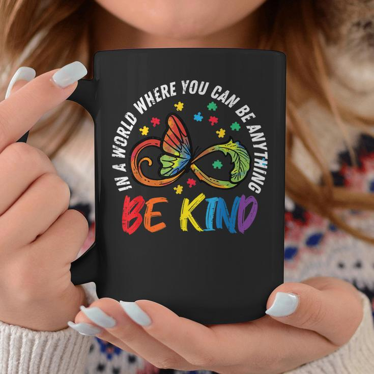 Be Kind Autism Infinity Butterfly Awareness Men Women Kids Coffee Mug Unique Gifts