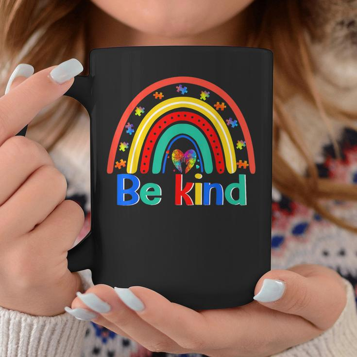 Be Kind Rainbow Kindness Inspirational Autism Awareness Coffee Mug Unique Gifts