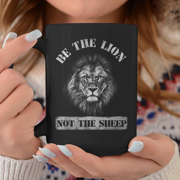 Be The Lion Not The Sheep Patriotic Lions Veteran Women Gift For Mens Coffee Mug Unique Gifts