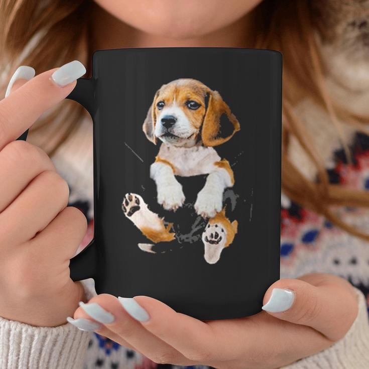Beagle Pocket Funny Mom Dad Kid Lover Themed Gifts Men Women Coffee Mug Funny Gifts