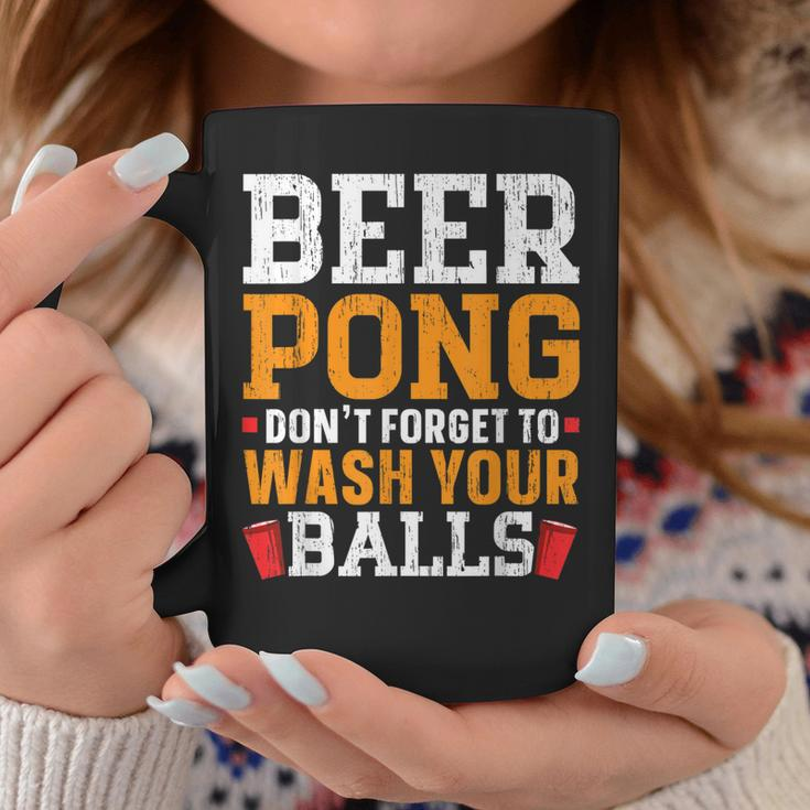 Beer Pong Dont Forget To Wash Your Balls Biertrinker Tassen Lustige Geschenke