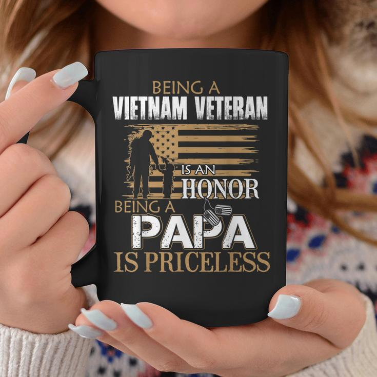 Being Vietnam Veteran Is An Honor Papa Is PricelessGift For Mens Coffee Mug Unique Gifts
