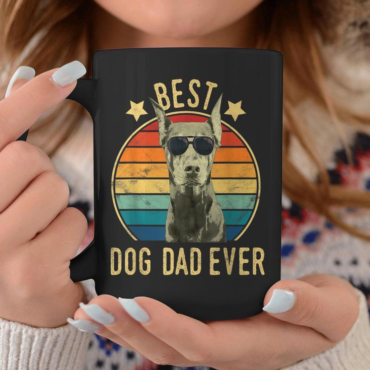 Best Dog Dad Ever Doberman Pinscher Fathers Day Gift Gift For Mens Coffee Mug Unique Gifts