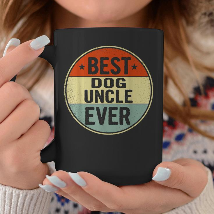 Best Dog Uncle Ever Retro Style Cool Bday Gift For Dog Uncle Gift For Mens Coffee Mug Funny Gifts