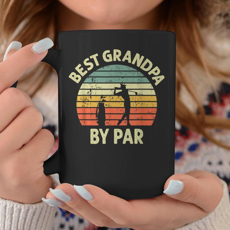 Best Grandpa By Par Golf Golfer Golfing Grandfather Design Gift For Mens Coffee Mug Unique Gifts