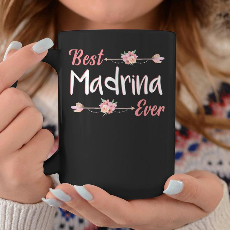 Best Madrina Ever Spanish Godmother Floral Gift Coffee Mug Funny Gifts