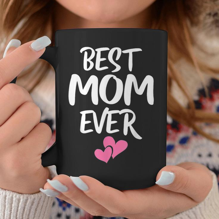 Best Mom Ever Mommy Heart Mothers Day Coffee Mug Unique Gifts
