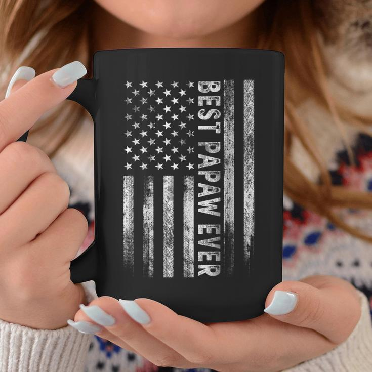 Best Papaw Ever Vintage American Flag Dad Papa Gift For Mens Coffee Mug Unique Gifts