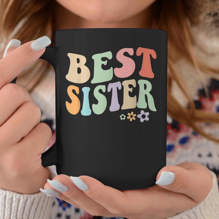 Best Sister Vintage Floral Design For Cool Sisters Coffee Mug Unique Gifts
