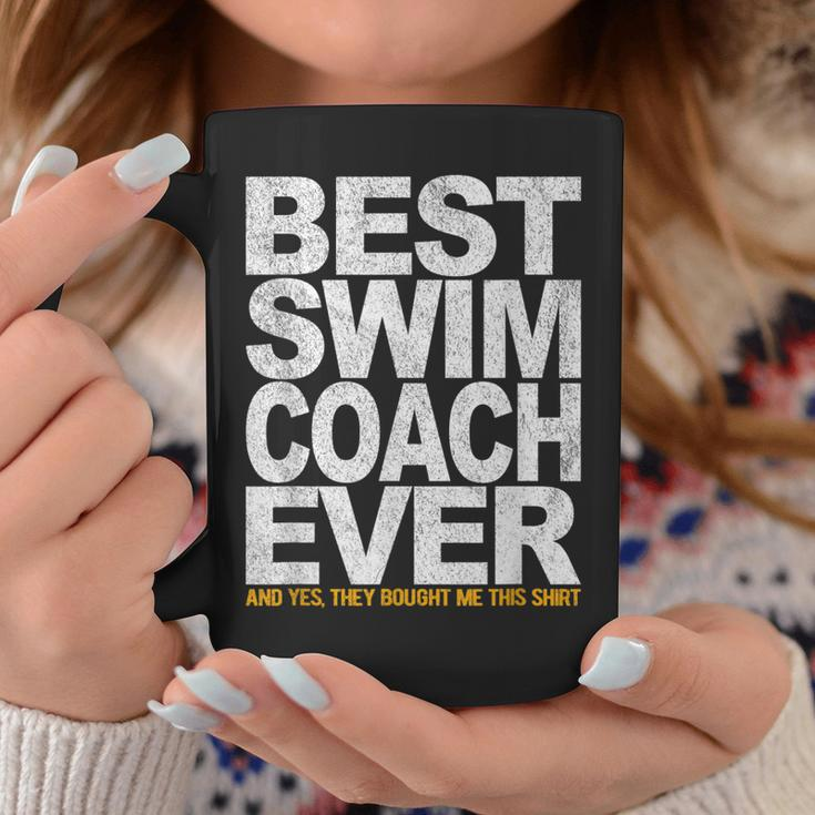 Best Swim Coach Ever Swimming Coach Swim Teacher Swimmer Coffee Mug Funny Gifts