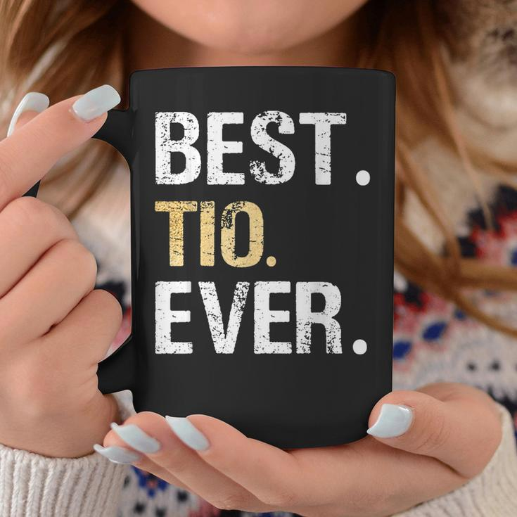 Best Tio Ever Spanish Latin Mexican Gift From Niece Nephew Coffee Mug Funny Gifts